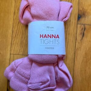 Hanna Pink Footed Tights